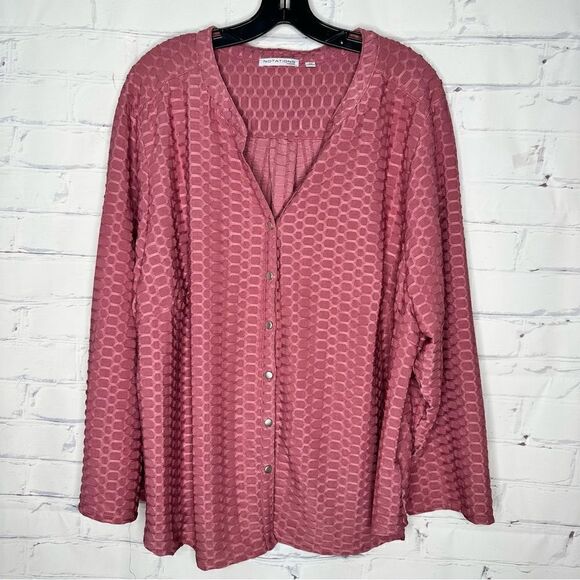 Notations size 3XL pink top - Picture 1 of 5